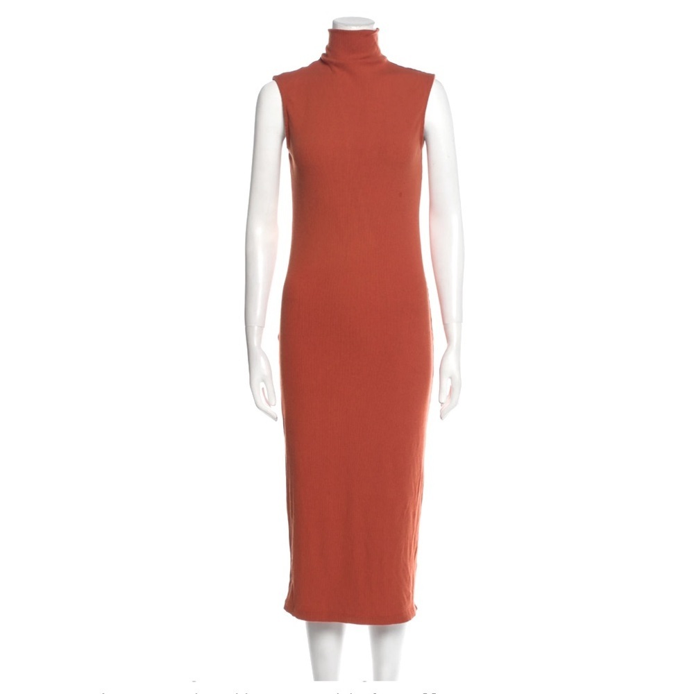 House of Harlow sleeveless turtleneck maxi ribbed Sz large l